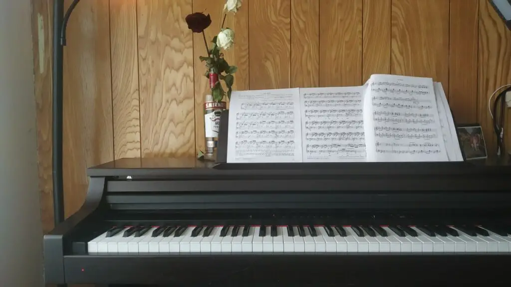 Picture of a Clavinova digital piano